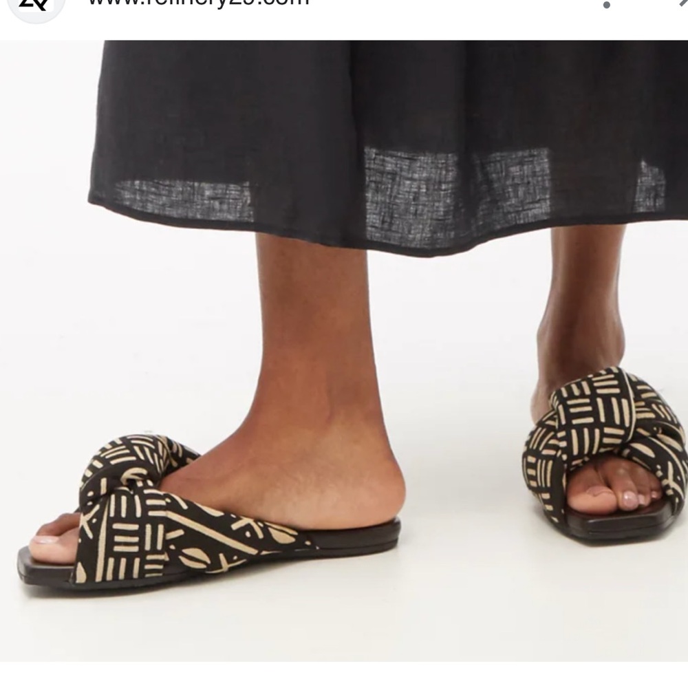 Brother Vellies Togo Knotted Slide Shoes - Picture 2 of 8